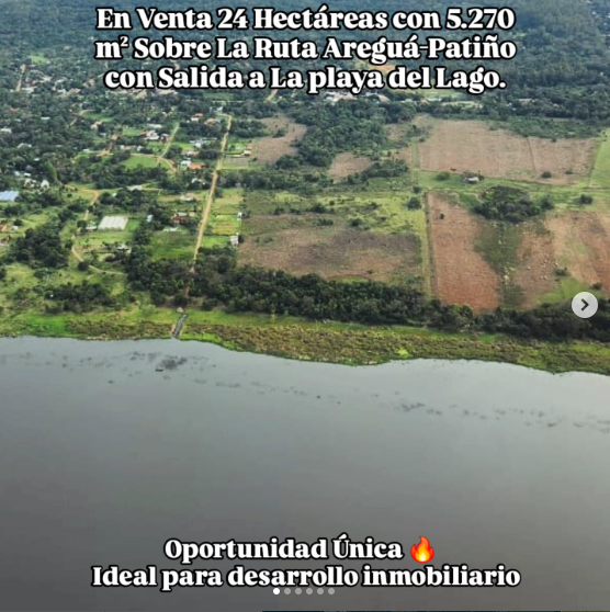 ATENCIÓN INVERSIONISTAS Oportunidad Única Sobre EL LAGO🔥 Especial para Loteamiento
